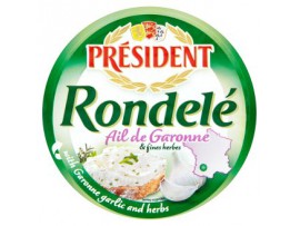 President Rondele творожный с чесноком и травами